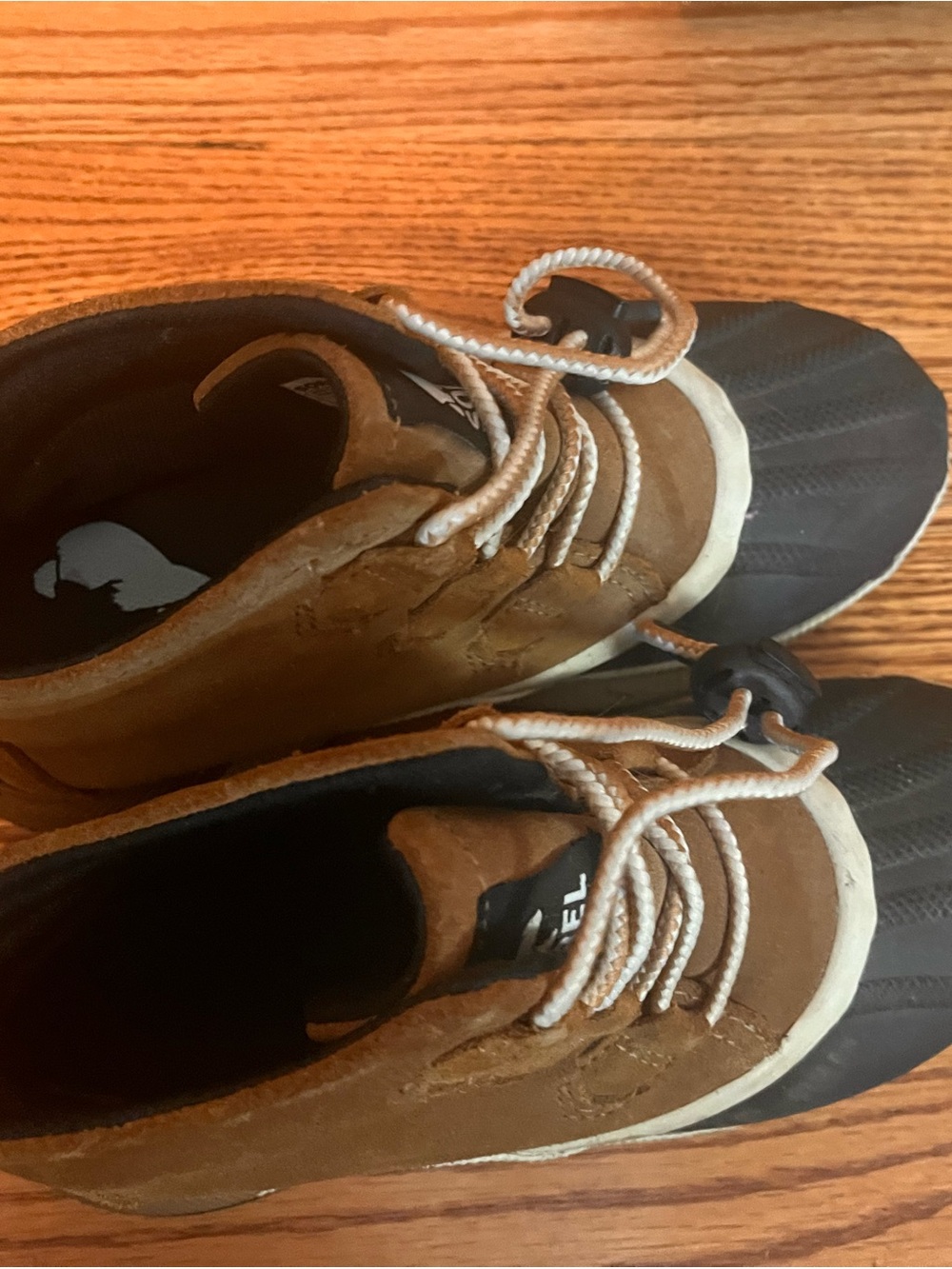 Sorel Kids Brown and Black Duck Boots